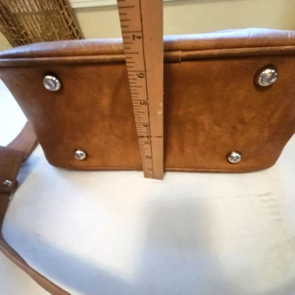 Samsonite Briefcase Messenger Travel Carry On Bag Brown Zipper Vintage